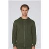 Tezenis Felpa Manica Lunga Zip E Cappuccio Uomo Verde