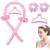 Tuwonwa Bigodino Lungo per Boccoli,Heatless Hair Curler per Boccoli Senza Calore Con Fermaglio Ed Elastici,Heatless Hair Curler Morbido E Antiscivolo per Capelli Lunghi E Medi, Lisci O Mossi