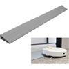 BAKENLON Rampa per Soglia, 2.5 * 7 * 90 cm Rampa per Disabili Antiscivolo, Antiscivolo Rampe per Soglia, Rampa di Soglia per Sedie a Rotelle, Passeggini, Deambulatori o Scooter Elettrici (Grigio)