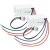 Oktaplex motion Oktaplex Jasy, 2 sensori crepuscolari da incasso per esterni e interni, sensore di luce, IP65, interruttore crepuscolare bianco, 230 V