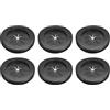 QUARKZMAN 6pz Passacavo 1-5/8(42mm) ID 2(50mm) Guarnizione per Cavi Passacavo in Gomma Gommini Passacavo Elettrico per Firewall Guarnizione per Cablaggio Elettrico, Nero