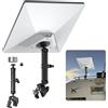 XLTTYWL Starlink 2025 Mini Pole Mount Kit, Mini adattatore per treppiede Starlink in alluminio con filettatura 1/4-20 e 3/8-16 e staffa a morsetto regolabile per Star Link Mini Dishy RV, camper