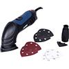 FERM Levigatrice a delta 280W - Include 6 carte abrasive per pietra, legno e pittura G80
