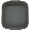 Fackelmann 42689 Cestello Silicone, Stampo per friggitrice ad aria calda, Stampo per friggitrice senza olio, Grigio, 17x17x6.5 cm