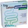 Triocarbone Trio Carbone Gonfiore Colon Ibs Integratore di Fermenti Lattici 10 Bustine