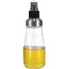 PARENCE.- Olio e aceto spray 330 ml - Dispenser spray in vetro e acciaio inox - Bottiglia riutilizzabile per cucinare, grigliare e insalate - 6,8 x 6,8 x 20,5 cm