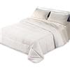 Tata Home Trapunta Invernale Matrimoniale 260x260 cm Imbottita 300 gr/mq Piumone Caldo Pesante Moderna Beige Made in Italy Mod. Borbonic