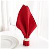 SYSUII 10 Tovaglioli in Cotone, 30 x 30 cm, Lavabili, Morbidi e Comodi per Cucina, Tavolo da Pranzo, Cene di Famiglia, Natale, Caffè, Ristorante - Rosso