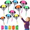 Galenecx 10 Pezzi Giocattoli per Paracadute, Giochi da Lancio, Giochi all'aperto per Bambini, Giocattoli Volanti da Lancio All'aperto, per Bambini e Adulti
