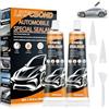 LIKFCBOND 2 Pezzi 50 ML Silicone Nero per Auto, Colla per Sigillare Carrozzerie, Sigillante Vetri Auto, Sigillante Vetri Parabrezza Auto, Finestrini e Altre Parti Automobilistiche