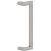inferramenta Maniglione Tubolare Quadrato Nevada 375x350 in Cromo Satinato | Design Moderno e Minimal per Porte di Ingresso e Interne