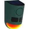 KINGCOO Allarme solare con sensore di movimento per esterni, luce stroboscopica a LED rossa, 4 modalità di funzionamento, 129 dB, per la sicurezza domestica, sirena, rilevatore di movimento