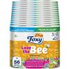 Foxy Love the Bee | Carta igienica 56 rotoli da 225 strappi | 2 veli elevato spessore | FSC |100% Energia elettrica rinnovabile| Confezione riciclabile prodotta con plastica riciclata, 1 item