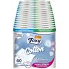 Foxy Cotton | Carta Igienica 5 Veli | 60 Rotoli, 115 Strappi per Rotolo, Fogli Extra Large, con Vere Fibre di Cotone | Certificazione FSC, 100% Energia Elettrica Rinnovabile, Confezione Riciclabile
