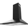CIARRA Classe A Cappa Aspirante 60cm CAB6201A Nero 370m³/h Cappa da Cucina 3 livelli illuminazione a LED Filtro ai Carboni Attivi Cappa a Parete Piramide Aria di Scarico
