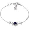 Emporio Armani Bracciale da donna in argento sterling con chiusura a moschettone