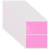 YIKIADA Etichette rettangolari rosa, 75 x 50 mm, autoadesive, grandi, impermeabili, per marmellate, 40 pezzi