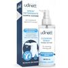 Udivita Spray Detergente per Apparecchi Acustici Spazzola Integrata - Udinett 100ml Formula No Alcol per Pulizia Auricolari Cuffiette Bluetooth Asciugatura Rapida Elimina Cerume e Sporco