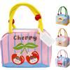 Shyllin Borsa Termica Piccola, 4.5L Mini Borsa Termica Porta Pranzo Bambini Ragazzo, Lunch Bag, Frigo, Porta Pranzo Bambini Termico, per la Scuola Materna, il Picnic (Rosa, S)
