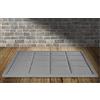 EVERGREENWEB MATERASSI & BEDS Materasso Letto futon Matrimoniale e Singolo Pieghevole e Arrotolabile. materassi da Terra 90X190 Alto 5 Centimetri. futon Trapuntato salvaspazio | Bed Ground (Grigio 90X190)