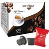 CoffiSano 100 Capsule di Caffè Compatibili con Nespresso, Monodose Miscela Roma, Espresso Italiano Cremoso dal Gusto Equilibrato