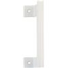 Amig - Maniglia per porte scorrevoli mod. 3050-185 x 26 mm - Con corpo spostato ideale per porte scorrevoli interne e porte degli armadietti - con manico ergonomico - alluminio bianco