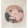LIGICKY Giapponese Noren Tenda Ristorante Corto Curtain Doorway Curtains Corridoio Decorazione Domestica (Fiore di Loto Vintage, 85×90cm)
