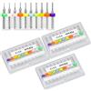 MINSHUXI 30 PCS Trapano PCB Carburo di Tungsteno 0,3mm-1,2mm Micro Drill Bits Set Micro Carburo di Tungsteno per Incisione Circuiti Stampati