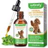 CJXHJY Vermifugo per cani 60 ml | con probiotici | Vermifugo naturale per cani | Gocce vermifughe per prevenire le infezioni parassitarie | Formula naturale per l'igiene intes