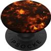 Generic Modello astratto tartaruga in ambra e marrone PopSockets PopGrip Adesivo