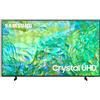 Samsung TV UE50CU8070UXZT Crystal UHD 4K, Smart TV 50 Processore Crystal 4K, HDR, Adaptive Sound, AirSlim Design, Integrato con Bixby e Alexa compatibile con Google Assistant, Black 2023