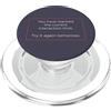 Quiet Time Essential lazy alone time Sol Limite di interazione umana Capacità antisociale solitario Introverso PopSockets PopGrip per MagSafe