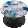Generic Fiori floreali astratti pastello in blu e rosa PopSockets PopGrip Adesivo