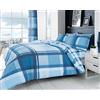GC GAVENO CAVAILIA Set copripiumino matrimoniale (200 x 200 cm) - policotone traspirante - blu