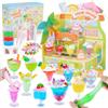VBACALA Set di Giocattoli In Miniatura,Mini Casa Delle Bevande Fai Da Te, Non Commestibile,Cucina Per Bambini Accessori Da Cucina Per Bambini Da 8 Anni Fare Il Vostro Cibo,Compleanno Per Le Ragazze 8