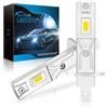 Sycreek Lampadine H1 LED,30000LM 6500K Bianco Freddo 12V Led H1 Lampade Faro per Auto e Moto 600% Luminosità 1:1 Mini Plug-n-Play
