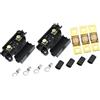 A ABSOPRO Portafusibili 20A Fusibile Kit Inline Ans Supporto 120 AMP Fusibili Doppio Batteria Caricatore