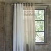 Blanc Mariclo Tenda con Occhielli Shabby Chic 150 x 290 cm Colore Beige
