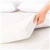 DonTopper Topper Matrimoniale 150x200 cm Memory Foam - Spessore 8 cm | Comfort Ortopedico | Allevia Dolori alla Schiena e Articolazioni | Traspirante e Termoregolante | Fodera Sfoderabile e Lavabile | OEKO-TEX