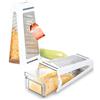 Avilia - Grattugia Multiuso in Acciaio Inox con Doppia Lama e Contenitore Rimovibile, Grattugia Manuale Ideale per Formaggio, Verdure e Cioccolato