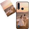 KARTXITAI Cover Personalizzata Compatibile con Motorola Moto G8 Power Lite con Foto Testi logo,Custodia Morbido TPU Gel Custom Case con Immagine,Testo Assorbimento degli Urti e Anti-Graffio -NERO
