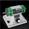 NJJIHUI Lucidatrice per gioielli, Lucidatrice da banco elettrica Rettificatrice for gioielli Gemma Smerigliatrice for roccia Lucidatrice for tornio da tavolo Velocità regolabile 0-10000 RPM 750 W(Groen)