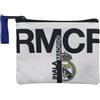 CYPBRANDS Real Madrid Portafoglio Rettangolare, bianco, 12,5 x 9 cm, Casual