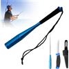 HOVCEH Ammazza Pesci in Alluminio, 3Pcs Pesca Pesce Killer, Acciaio Inossidabile Gancio Looser e Coltello da Pesca con Fodero, Alluminio Fish Killer, Accessori da Pesca per Pesca All'aperto