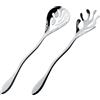 Alessi - Posate da insalata Mediterraneo - Metallo - Acciaio inossidabile - Designer LPWK