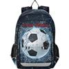 ISAOA Zaino personalizzato personalizzato per bambini zaino da scuola per donne uomini zaino per computer portatile zaino da viaggio, zaino da scuola sport calcio leggero e resistente all'acqua