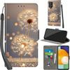 PHINIENLAND Cover per Samsung Galaxy A53 5G custodia portafoglio Dente di leone | 3 scomparti carte, 1 tasca banconote, Chiusura magnetica, Supporto, Pelle PU flip cover per Samsung A53 5G