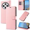 KKEIKO Cover per Redmi 14C 4G / 5G / Xiaomi Poco C75 4G / Redmi A4 5G, Antiurto Custodia in PU Pelle con Blocco RFID, Magnetico Protettiva Cover per Redmi 14C 4G / 5G, Rosa