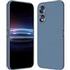 RankOne Custodia per HONOR 70 5G (6.67 Inches) Cover Morbida in Silicone TPU - Grigio lavanda