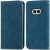 Cracedily Cover per Nothing Phone 2A Case, Custodia Cover Pelle Premium Portafoglio con Porta Carte Magnetica Supporto Protezione Flip Case Custodia per Nothing Phone 2A Plus, Blu-verde
